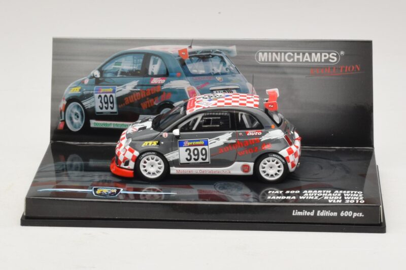 Fiat 500 Abarth Assetto Corse #399 Autohaus Winz VLN 2010 Minichamps 1:43 437101299 Metal