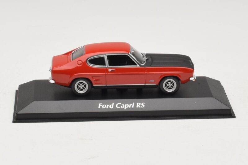 Ford Capri I Rojo Con Capó Negro Maxichamps 1:43 940085801 Metal