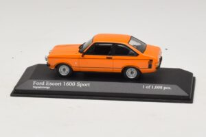 Ford Escort 1600 Sport Mk2 Naranja Minichamps 1:43 400084471 Metal