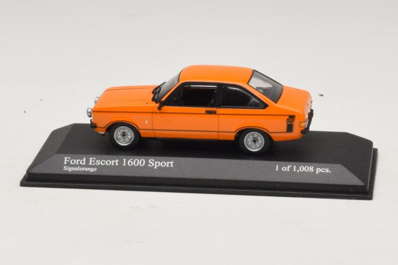 Ford Escort 1600 Sport Mk2 Naranja Minichamps 1:43 400084471 Metal