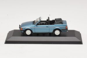 Ford Escort Mk3 Descapotable Azul Metalizado Minichamps 1:43 400085030 Metal