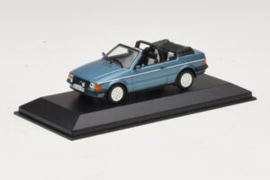 Ford Escort Mk3 Descapotable Azul Metalizado Minichamps 1:43 400085030 Metal - imagen 2 de 4