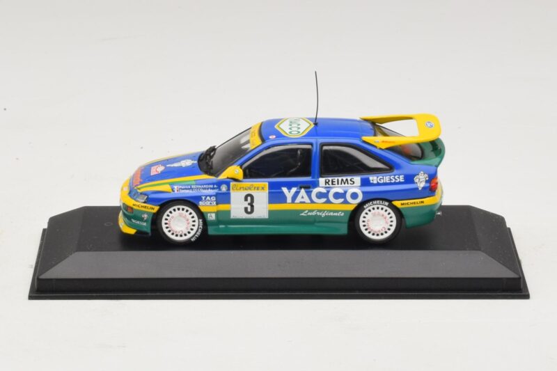 Ford Escort RS #3 Bernardini / Occelli Rally Monte Carlo Winner 1996 Minichamps 1:43 Ford Escort RS #3 Bernardini / Occelli Rally Monte Carlo Winner 1996 Minichamps 1:43 430968203 Metal