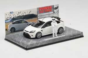 Ford Focus RS Mk2 Top Gear Blanco Con Figura Minichamps 1:43 519438810 Metal - imagen 2 de 5