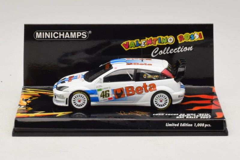 Ford Focus RS WRC #46 V. Rossi / C. Cassina RAC Rally 2007 Caja Dañada Minichamps 1:43 Ford Focus RS WRC #46 V. Rossi / C. Cassina RAC Rally 2007 Caja Dañada Minichamps 1:43 400078446-O1 Metal