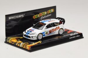 Ford Focus RS WRC #46 V. Rossi / C. Cassina RAC Rally 2007 Minichamps 1:43 400078446 Metal - imagen 2 de 5