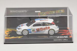 Ford Focus RS WRC #46 V. Rossi / C. Cassina RAC Rally 2007 Minichamps 1:43 400078446 Metal - imagen 4 de 5