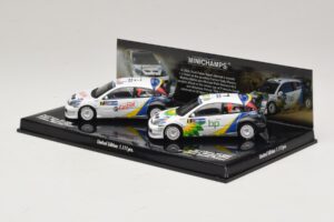 Ford Focus RS WRC Rally Mexico 2004 Set Minichamps 1:43 402048376 Metal - imagen 3 de 5