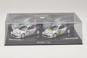 Ford Focus RS WRC Rally Mexico 2004 Set Minichamps 1:43 402048376 Metal - imagen 4 de 5
