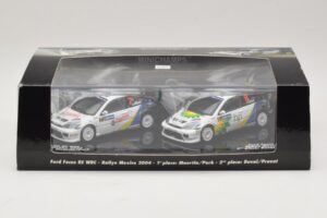 Ford Focus RS WRC Rally Mexico 2004 Set Minichamps 1:43 402048376 Metal - imagen 5 de 5