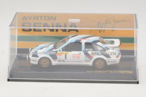 Ford Sierra RS Cosworth #1 A. Senna Rally Test 1986 Minichamps 1:43 540864399 Metal - imagen 4 de 4