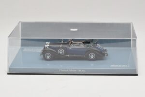 Horch 853 A Sport Cabriolet Negro Azul Minichamps 1:43 436012036 Metal - imagen 5 de 5