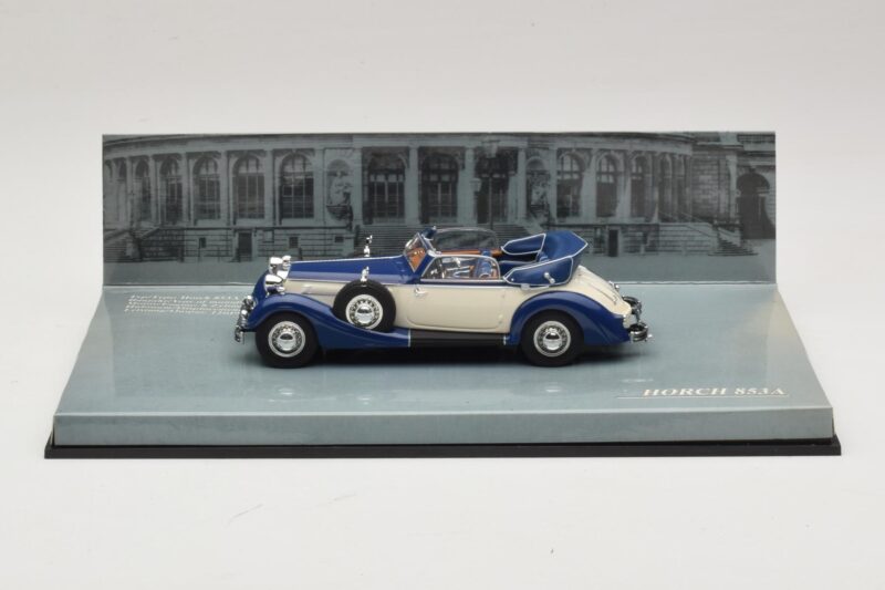 Horch 853 Cabriolet Azul Minichamps 1:43 436012032 Metal