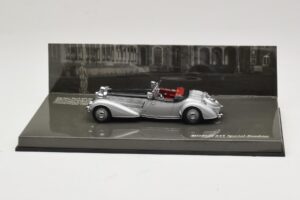 Horch 855 Special Roadster Plata Negro Minichamps 1:43 436014204 Metal