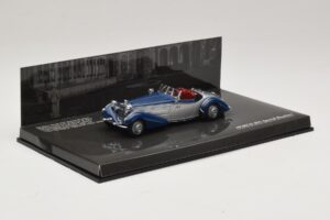 Horch 855 Special Roadster Plata Azul Minichamps 1:43 436014202 Metal - imagen 2 de 5