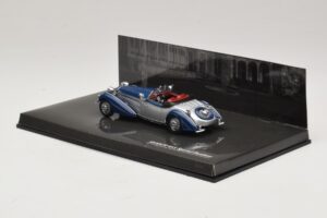 Horch 855 Special Roadster Plata Azul Minichamps 1:43 436014202 Metal - imagen 3 de 5