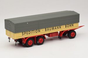 Kassbohrer Remolque de Plataforma Baumann Bonn Minichamps 1:43 439161097 Metal - imagen 2 de 6