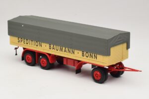 Kassbohrer Remolque de Plataforma Baumann Bonn Minichamps 1:43 439161097 Metal - imagen 4 de 6