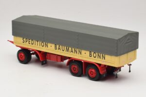 Kassbohrer Remolque de Plataforma Baumann Bonn Minichamps 1:43 439161097 Metal - imagen 5 de 6