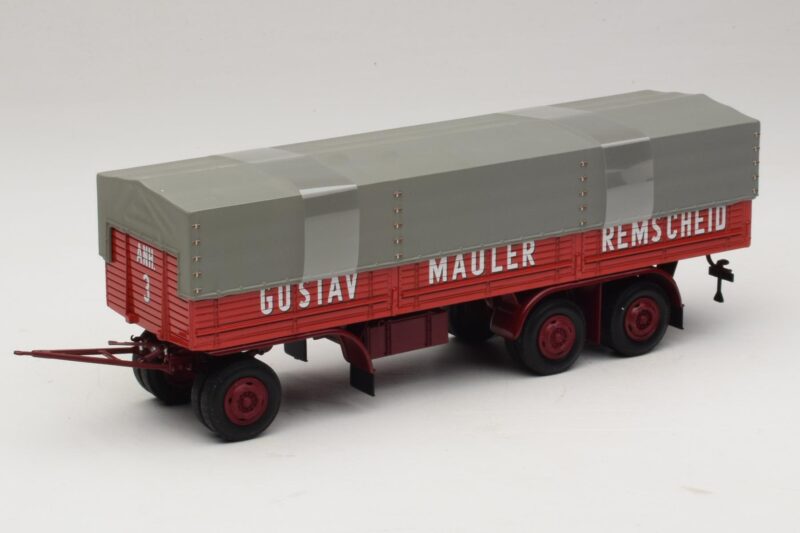 Kassbohrer Remolque de Plataforma Mauler Remscheid Minichamps 1:43 439161099 Metal