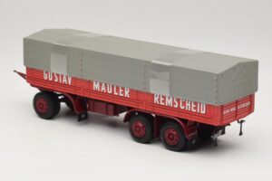 Kassbohrer Remolque de Plataforma Mauler Remscheid Minichamps 1:43 439161099 Metal - imagen 5 de 6