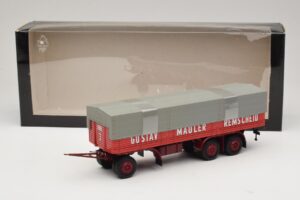 Kassbohrer Remolque de Plataforma Mauler Remscheid Minichamps 1:43 439161099 Metal - imagen 6 de 6