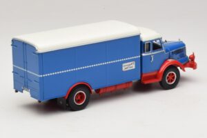 Krupp Titan Camión Furgón Azul Rojo Minichamps 1:43 439069040 Metal - imagen 2 de 6