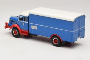 Krupp Titan Camión Furgón Azul Rojo Minichamps 1:43 439069040 Metal - imagen 5 de 6