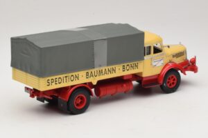 Krupp Titan Camión de Plataforma Baumann Bonn Minichamps 1:43 439069025 Metal - imagen 2 de 6
