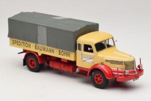 Krupp Titan Camión de Plataforma Baumann Bonn Minichamps 1:43 439069025 Metal - imagen 4 de 6