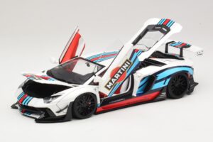 Lamborghini Aventador LB Works Martini Livery AUTOart 1:18 79185 Compuesto - imagen 2 de 8