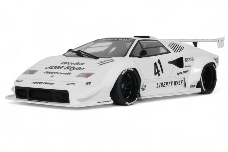 Lamborghini Countach LB-Works Blanco GT Spirit 1:18 Z356-WH Resina