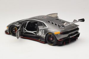 Lamborghini Huracan LP620-2 Super Trofeo #63 Gris Oscuro 2016 AUTOart 1:18 81559 Compuesto - imagen 5 de 8