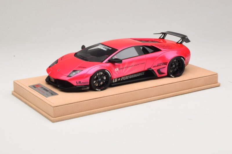 Lamborghini Murcielago Liberty Walk Rosa Brillante AB Models 1:18 REMC044 Resina