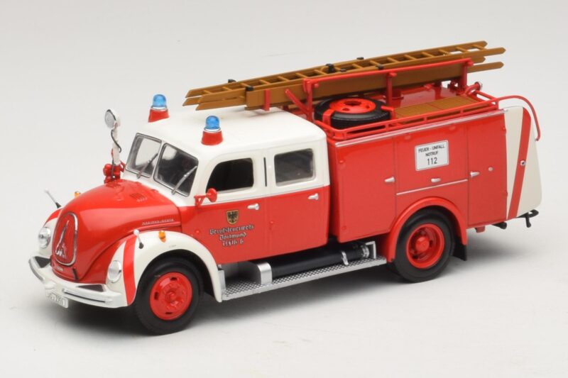 Magirus-Deutz Merkur TLF 16 Bomberos Dortmund Minichamps 1:43 439141972 Metal