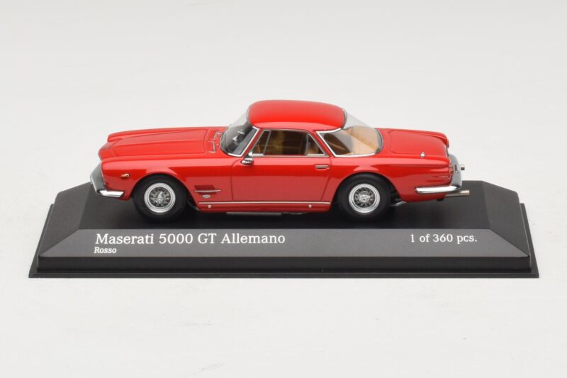Maserati 5000 GT Allemano Rojo Minichamps 1:43 437123321 Metal