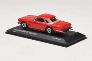 Maserati 5000 GT Allemano Rojo Minichamps 1:43 437123321 Metal - imagen 3 de 4