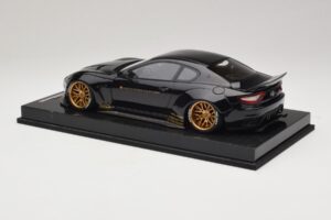 Maserati GranTurismo Liberty Walk Negro con Llantas Doradas AB Models 1:18 MAS-LB08-C Resina - imagen 5 de 7