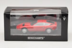 Maserati Khamsin Rojo Minichamps 1:43 437123224 Metal - imagen 4 de 4