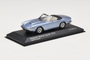 Maserati Mistral Spyder Light Blue Metallic Minichamps 1:43 437123432 Metal - imagen 2 de 4