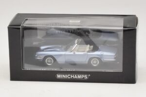 Maserati Mistral Spyder Light Blue Metallic Minichamps 1:43 437123432 Metal - imagen 4 de 4