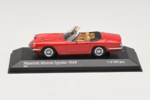 Maserati Mistral Spyder Rojo Minichamps 1:43 437123430 Metal
