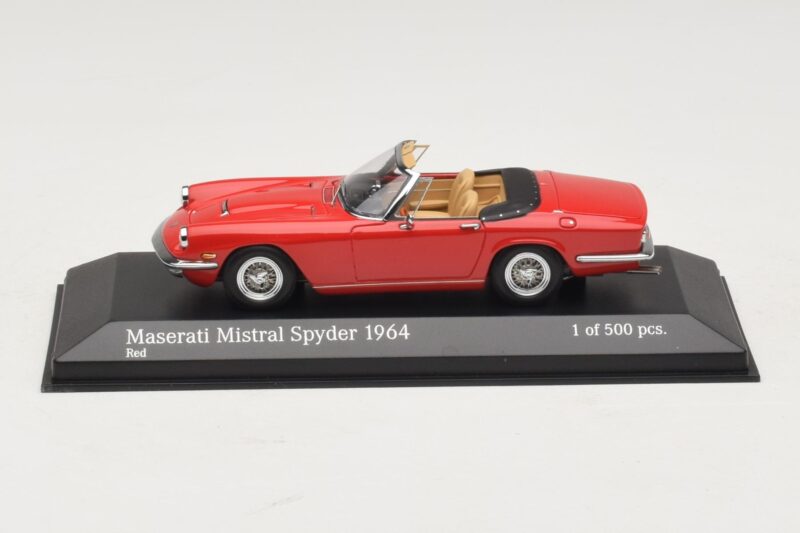 Maserati Mistral Spyder Rojo Minichamps 1:43 437123430 Metal