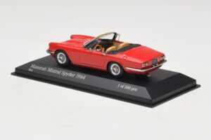 Maserati Mistral Spyder Rojo Minichamps 1:43 437123430 Metal - imagen 3 de 4
