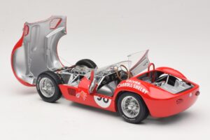 Maserati Tipo 61 #98 C. Shelby Times Mirror Grand Prix for Sportscars 1960 Minichamps 1:18 100601298 Metal - imagen 5 de 8