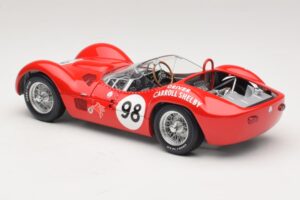 Maserati Tipo 61 #98 C. Shelby Times Mirror Grand Prix for Sportscars 1960 Minichamps 1:18 100601298 Metal - imagen 7 de 8