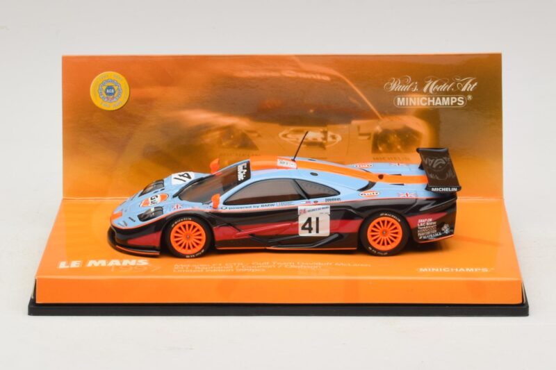 McLaren F1 GTR Gulf Team Davidoff #41 P-H. Raphanel / J-M. Gounon FIA GT Championship 1997 Minichamps 1:43 McLaren F1 GTR Gulf Team Davidoff #41 P-H. Raphanel / J-M. Gounon FIA GT Championship 1997 Minichamps 1:43 533174341 Metal