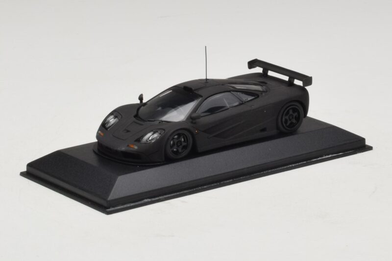 McLaren F1 GTR Prototype Negro Mate Con Llantas Negras Minichamps 1:43 McLaren F1 GTR Prototype Negro Mate Con Llantas Negras Minichamps 1:43 MCLAREN009 Metal