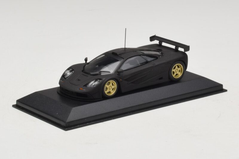 McLaren F1 GTR Prototype Negro Mate Con Llantas Doradas Minichamps 1:43 McLaren F1 GTR Prototype Negro Mate Con Llantas Doradas Minichamps 1:43 MCLAREN008 Metal
