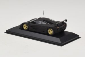 McLaren F1 GTR Prototype Negro Mate Con Llantas Doradas Minichamps 1:43 MCLAREN008 Metal - imagen 2 de 4